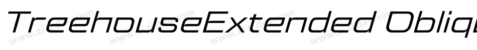 TreehouseExtended Oblique字体转换